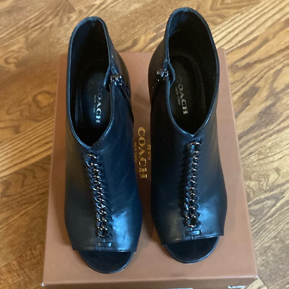 Coach Black Ankle Booties
